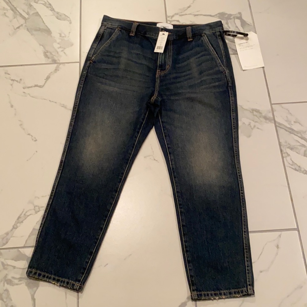 Women's Current/Elliott Cropped Confidant Crop Jeans sz 29 in Color Becker
